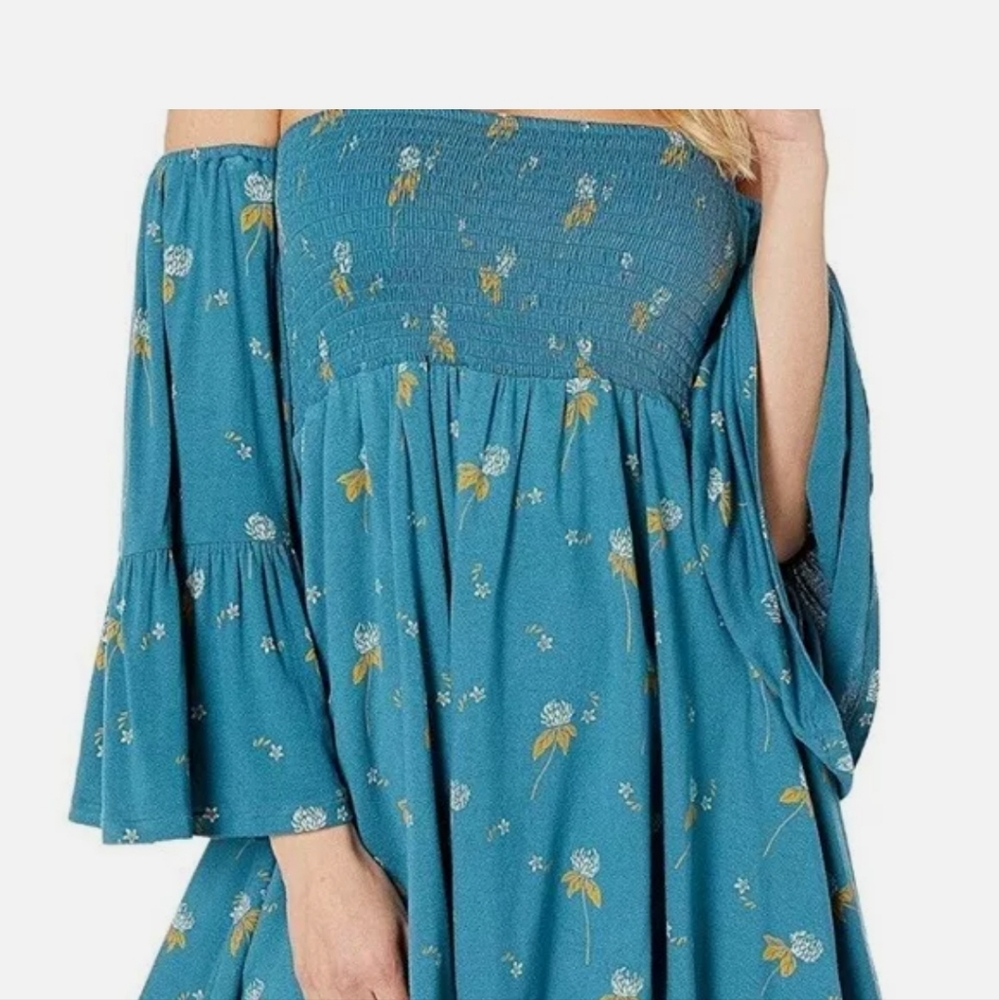 Free People Lana tunic in Ocean blue - Picture 2 of 7